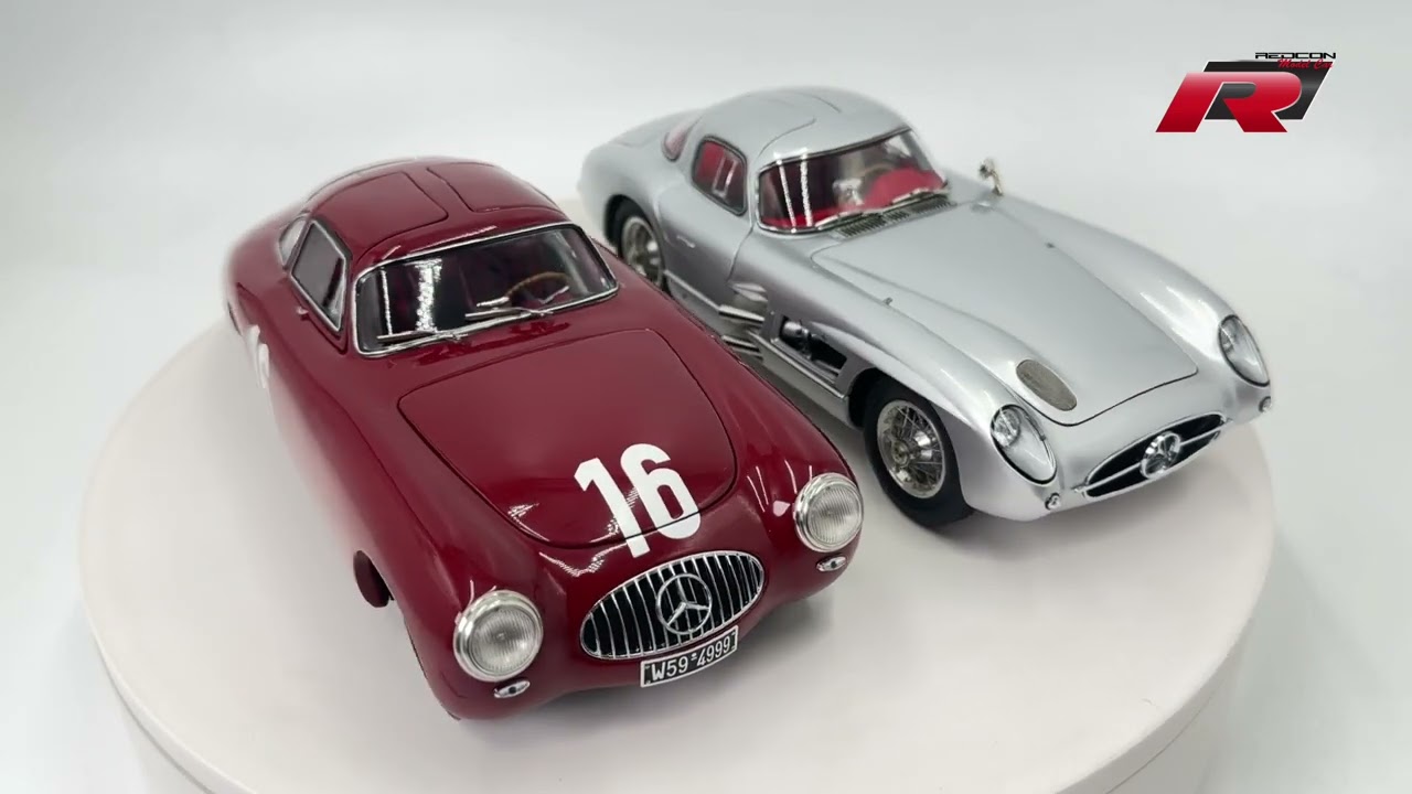 Mercedes-Benz 300 SLR & 300SL W194 Grand  Prix of Bern 1952 CMC 1:18