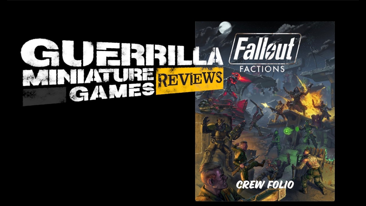 GMG Reviews - FALLOUT FACTIONS: The Crew Folio by Modiphius