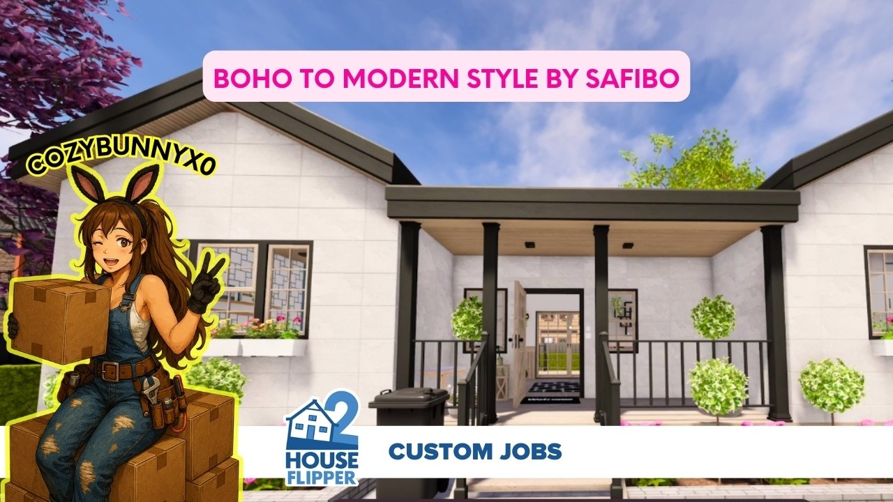House Flipper 2 | Boho to Modern Style | Custom Job