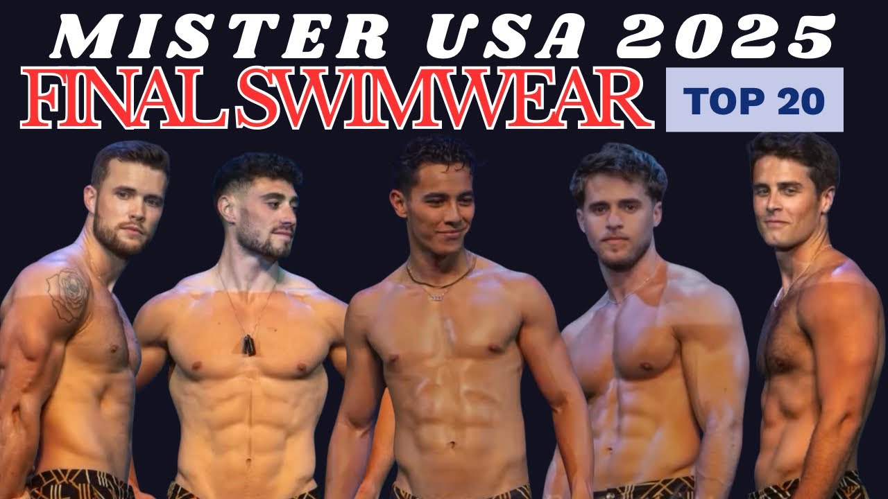 Mister USA 2025 | Best in Final Swimwear | Top 20
