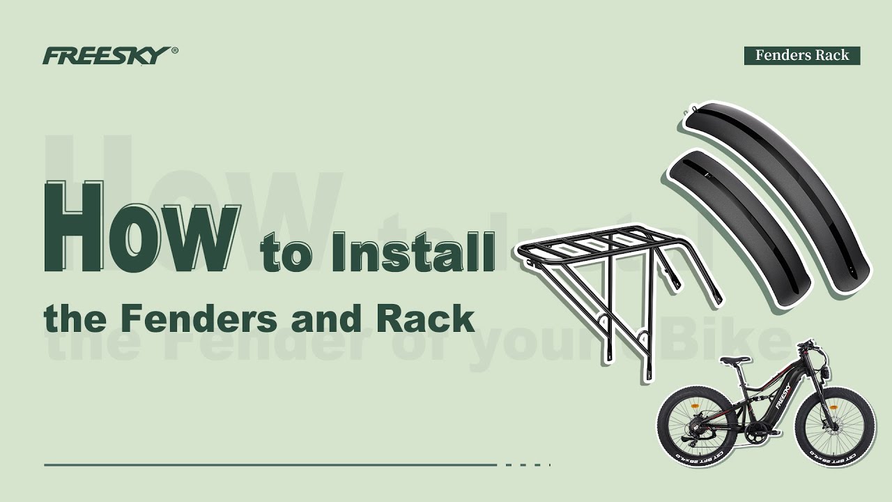 Swift Horse X-6E | How to Install the Fenders and Rear Rack