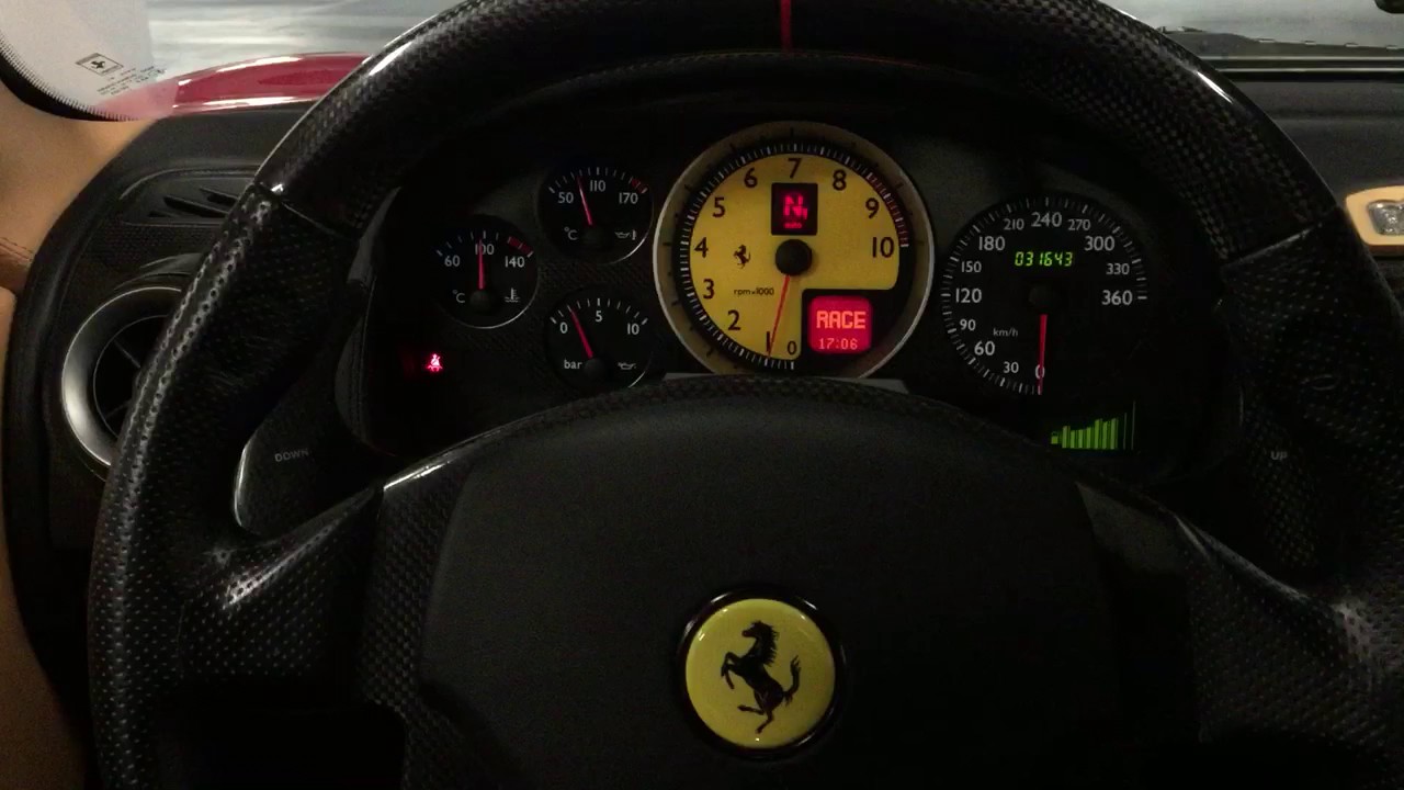 Ferrari dashboard