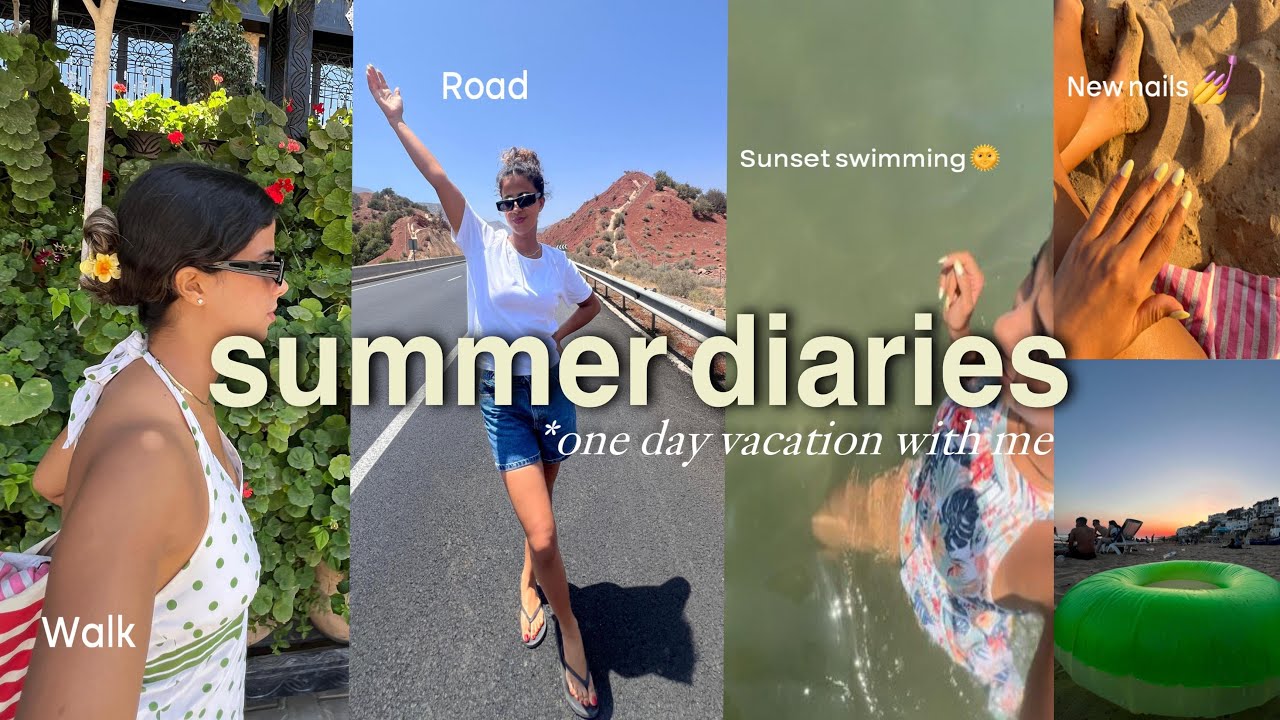 ￼ One day trip 🏖️with me 😍سافرت بوحدي #solotravel #summer