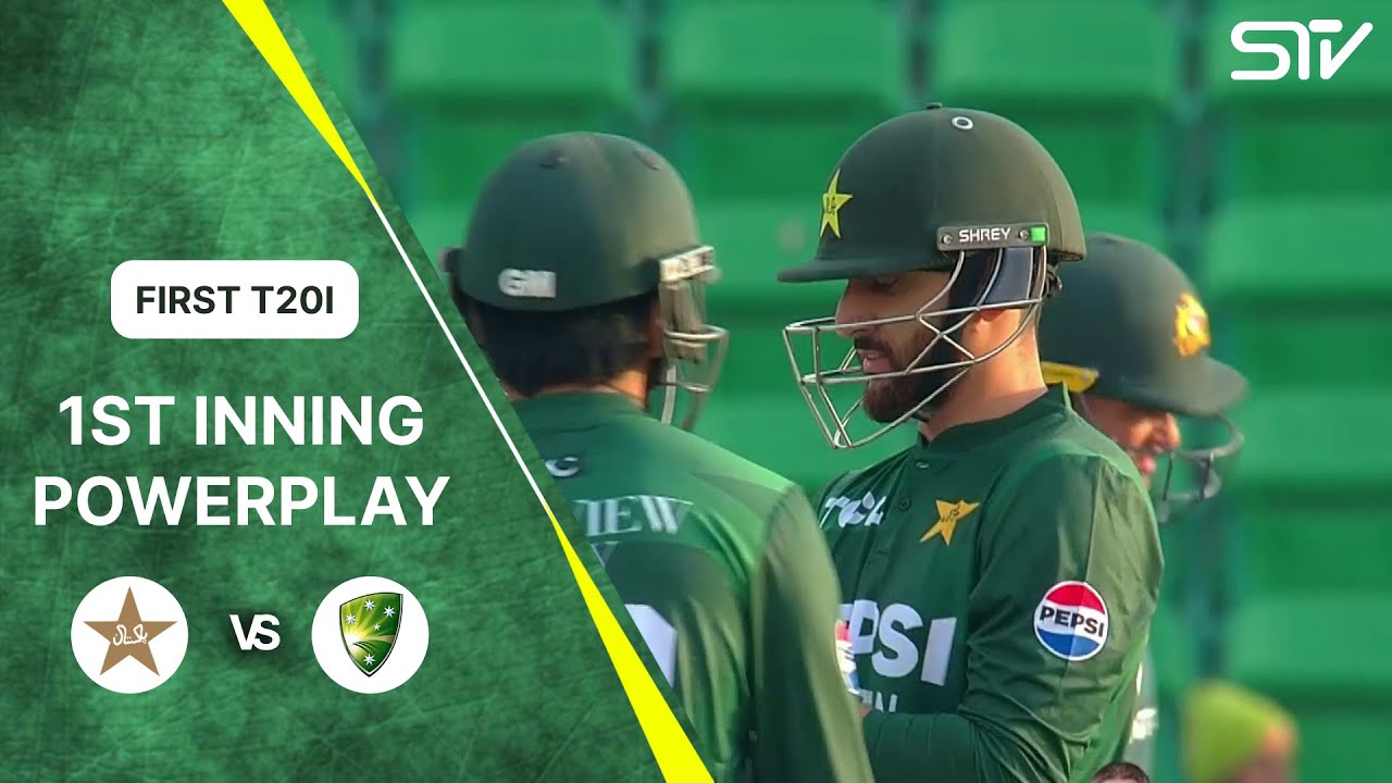 1st Inning Powerplay | Pakistan vs Australia | Match 01 | T20I Series 2026 | PCB | M9E1H