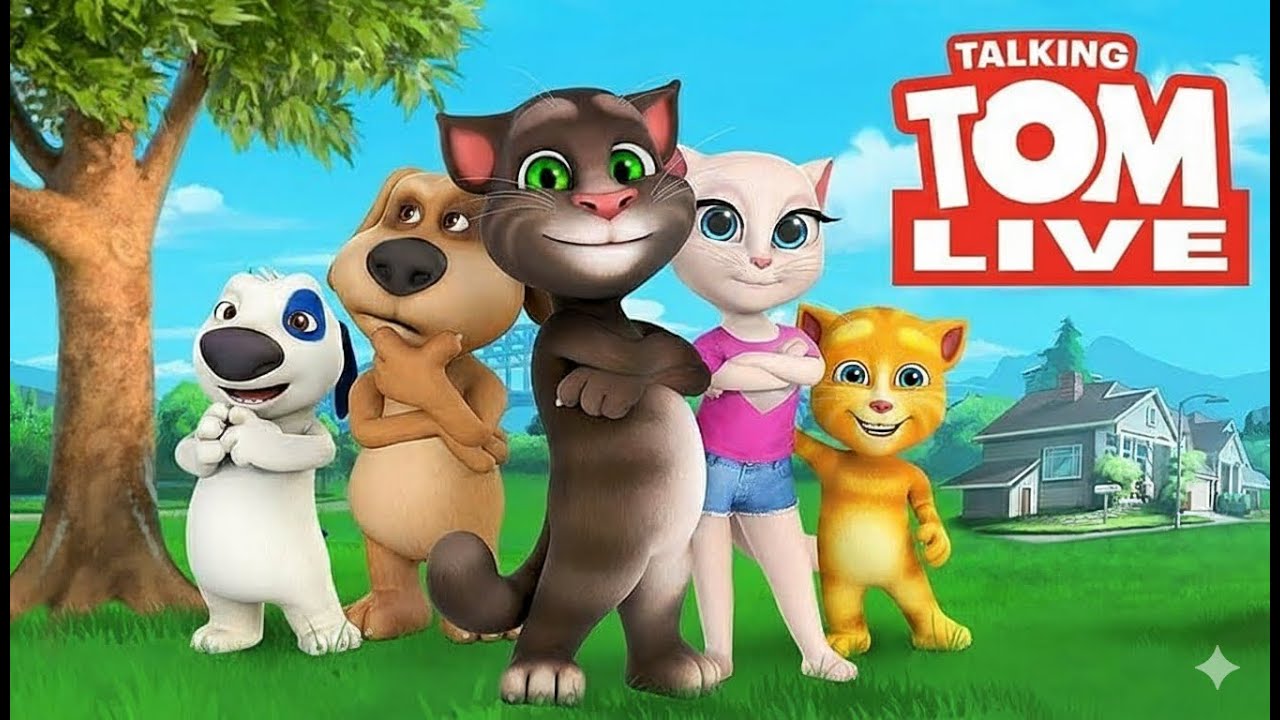 Talking Tom Funny Moments Live Now | Nusrat Gaming 2.0