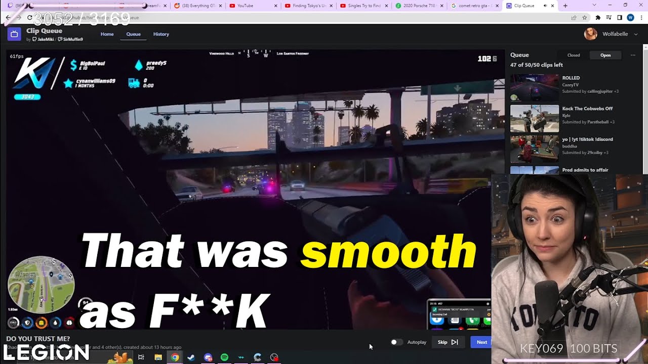 Wolfabelle Reacts To Adam One Tapping Bones and Suarez! | NoPixel MANDEM RP