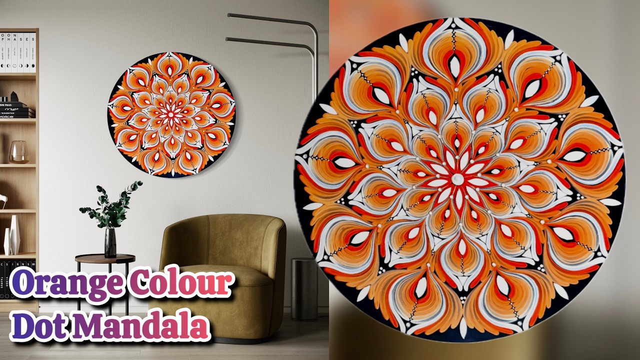 Get READY to Master Orange Dot Mandala Art in 15 Minutes