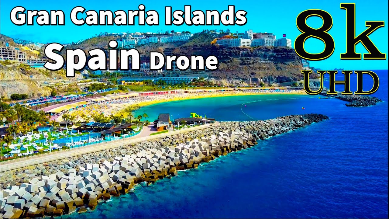 Gran Canaria, Spain in 8K UHD Drone