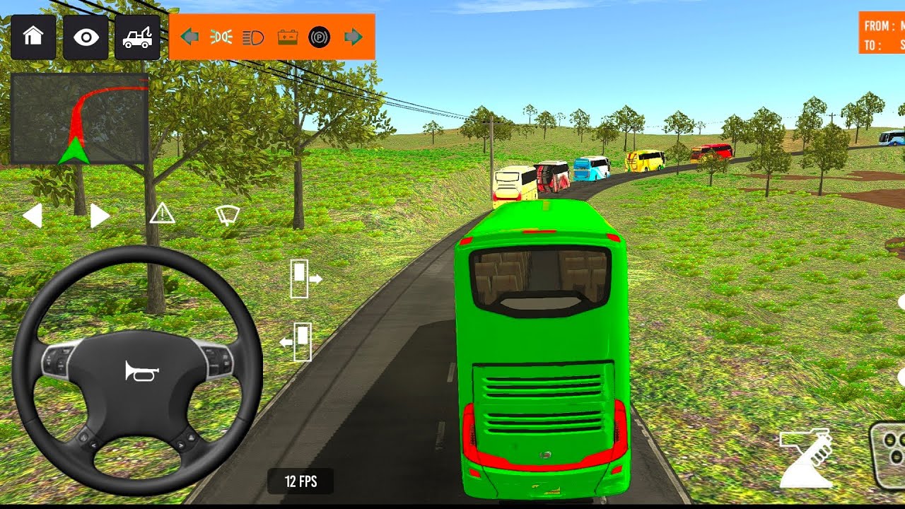 euro coach bus simulator 😱🚌 || new coach bus simulator part - 2 Android gameplay