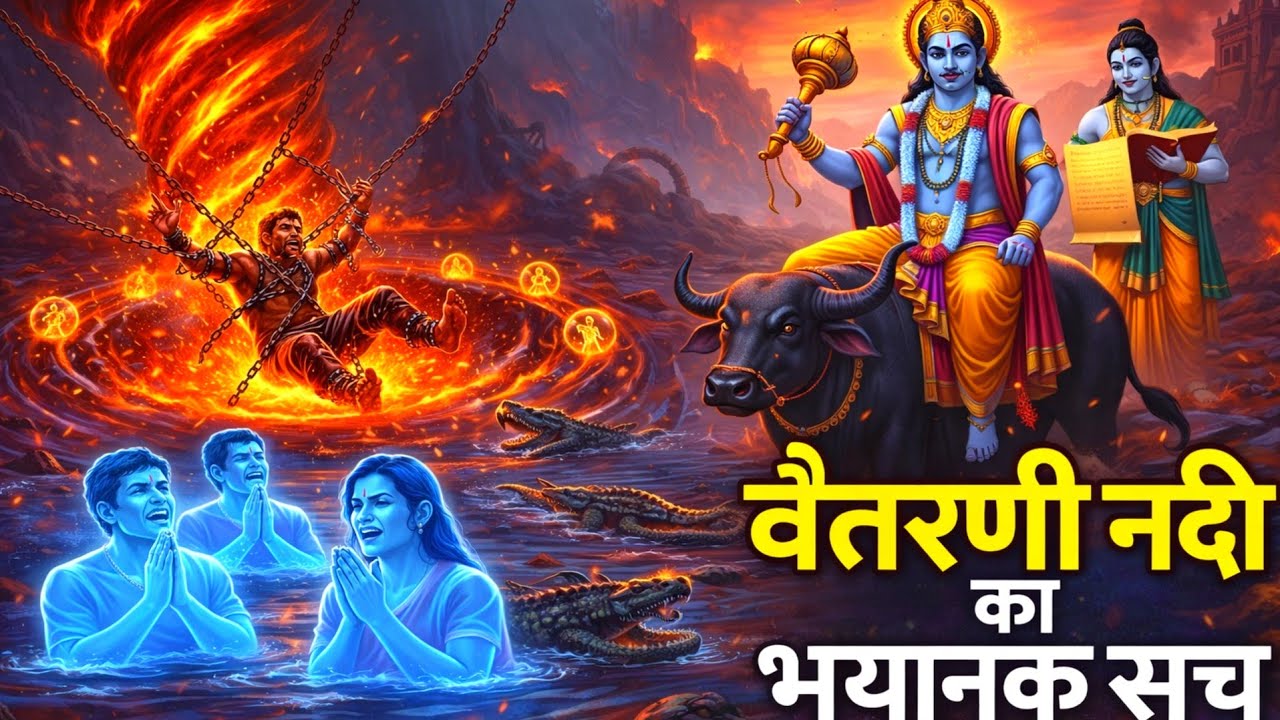 नरक की भयानक वैतरणी नदी । जानिए वैतरणी खून की नदी का रहस्य। Garud Puran । Gehre Shabd गरुड़ पुराण कथा