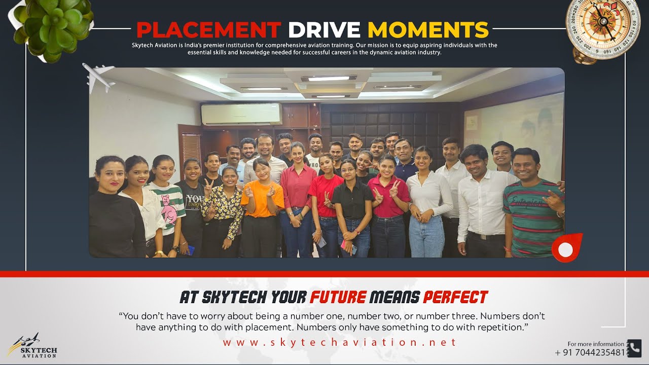 Placement Drive 18th November 2023 - Skytech Aviation @SKYTECHAVIATION
