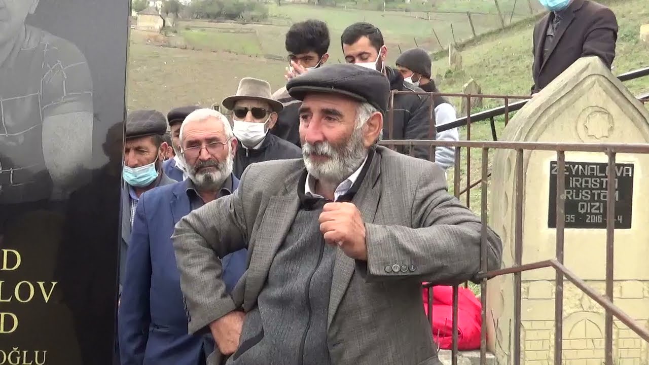Yardımlının Mirimli kənd məzarlığında şəhid Cavid Zeynalovun qırxıncı günü 08.XI.2020