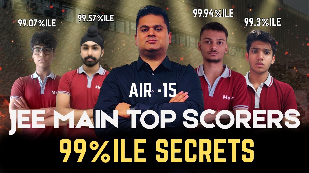 How to Score 99+ %ile in JEE Toppers' Roadmap & Game-Changing Strategy 🖋️