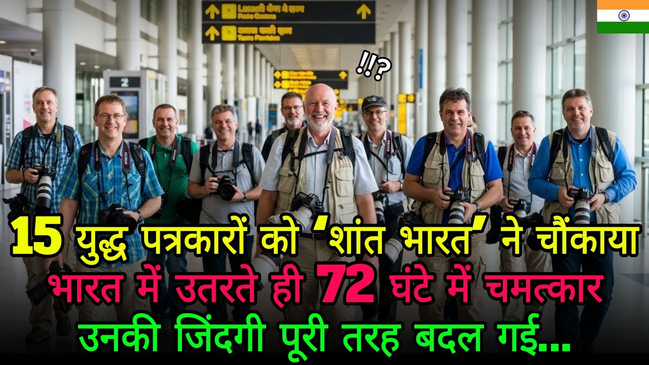 इंजन खराबी से 15 युद्ध संवाददाता भारत में उतरे, थोड़ी देर बाद सब रो पड़े!