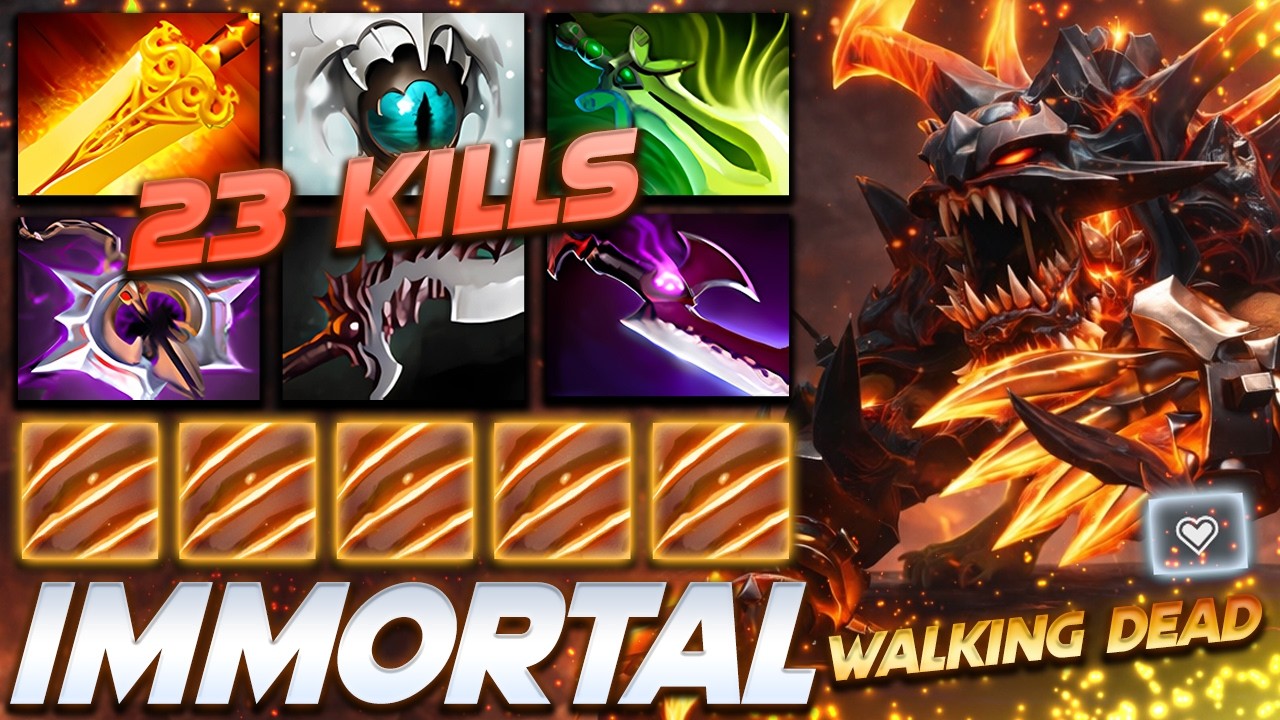 Lifestealer Immortal Waling Dead - Dota 2 Pro Gameplay [Watch & Learn]