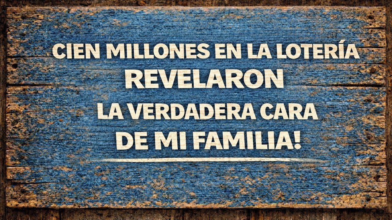 CIEN MILLONES EN LA LOTERÍA REVELARON LA VERDADERA CARA DE MI FAMILIA!