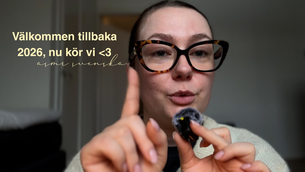 ASMR svenska | Vart har jag varit??? 🧘🏼‍♀️ (whisper, ramble)