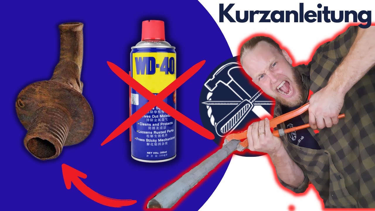 Die einfachste Methode ein festgefressenes Gewinde zu l&ouml;sen
