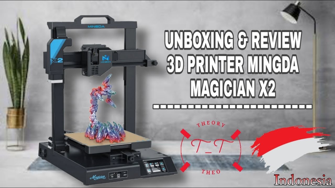 MINGDA MAGICIAN X2 - UNBOXING AND REVIEW 3D PRINTER