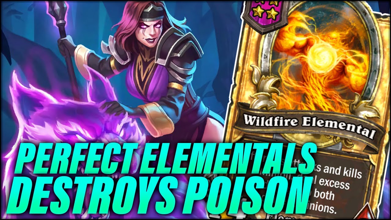 Perfect Elemental Board Dumpsters Poison | Dogdog Hearthstone Battlegrounds