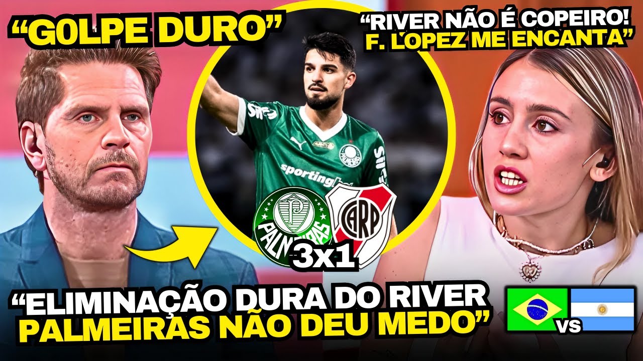 IMPRENSA ARGENTINA CHORANDO COM ELIMINAÇÃO DO RIVER PRO PALMEIRAS