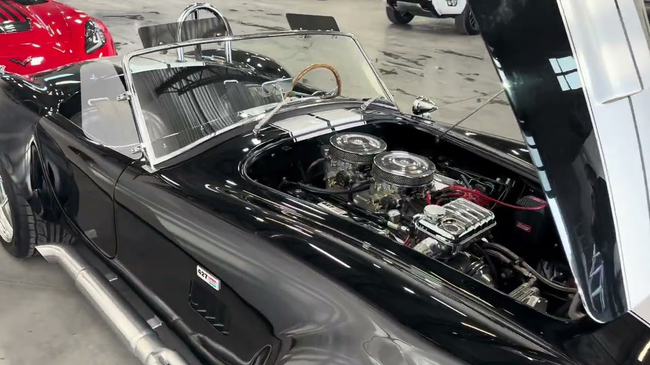 1993 Shelby cobra 427 walk around and revving video
