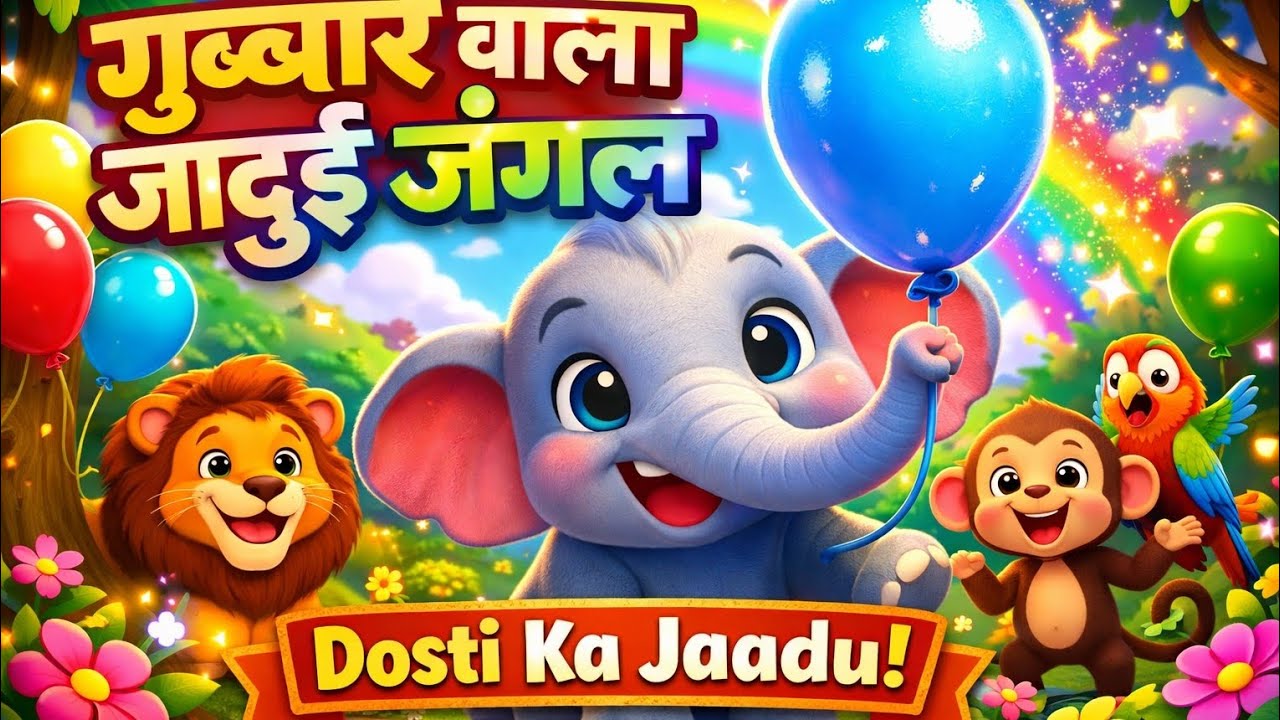 Gubbare Wala Jadui Jungle🦣🦜🐒🦁🦁🦁🦁