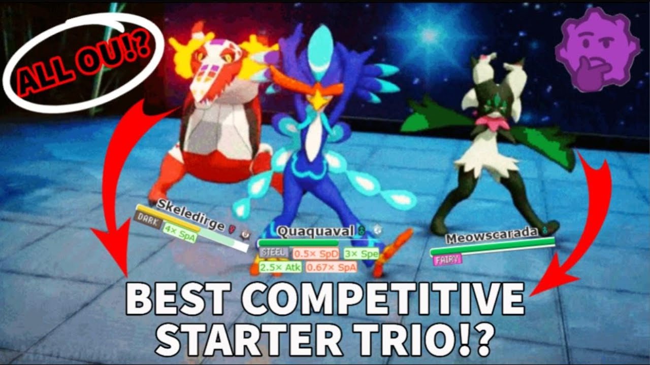 Why Scarlet & Violet have the BEST starter Pokemon in Competitive EVER!?