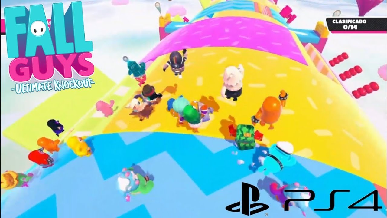 Fall Guys | Rodar y Rodar Victory Gameplay | PS4 60 FPS 720p HD