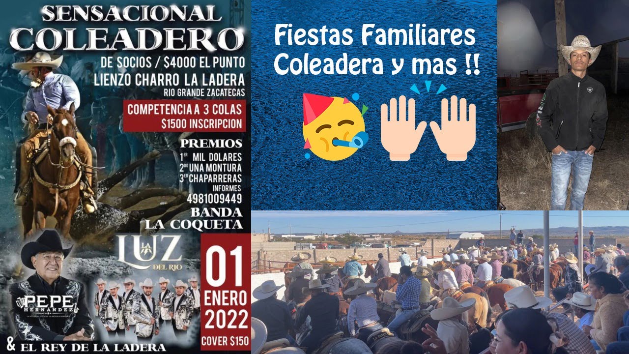 Gran Coleadero 01 de Enero | Fiesta Familiar de Fin de Año 🥳 | Rio Grande Zacatecas