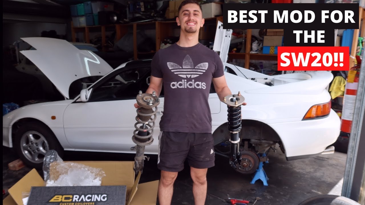 Installing BC RACING COILOVERS on our MR2 (SW20)