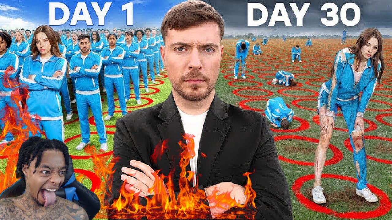 FlightReacts To 100 People, 100 Circles, 1 $500,000 Winner!