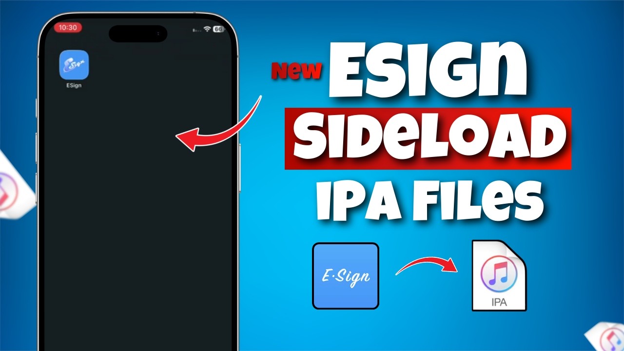 NEW! Install ESign and IPA Files on iPhone & iPad NO Jailbreak/PC | Sideload IPA Files on iOS 15 -26