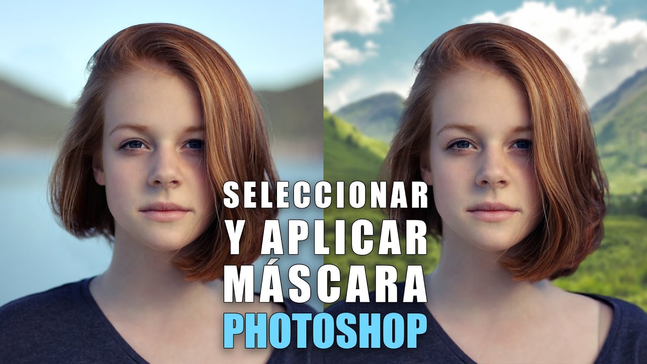 Extraer pelo - Seleccionar y aplicar máscara en Photoshop