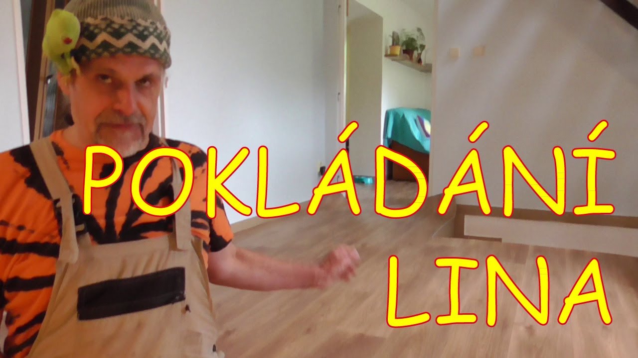 Pokládání lina (vinylu, PVC) kolem dveří by Vidlák