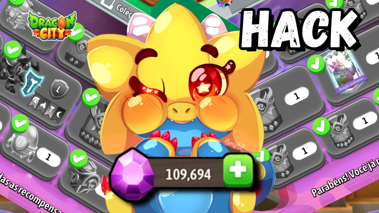 CONTA HACK EP.7 ZEREI TODOS OS EVENTOS DO DRAGON CITY