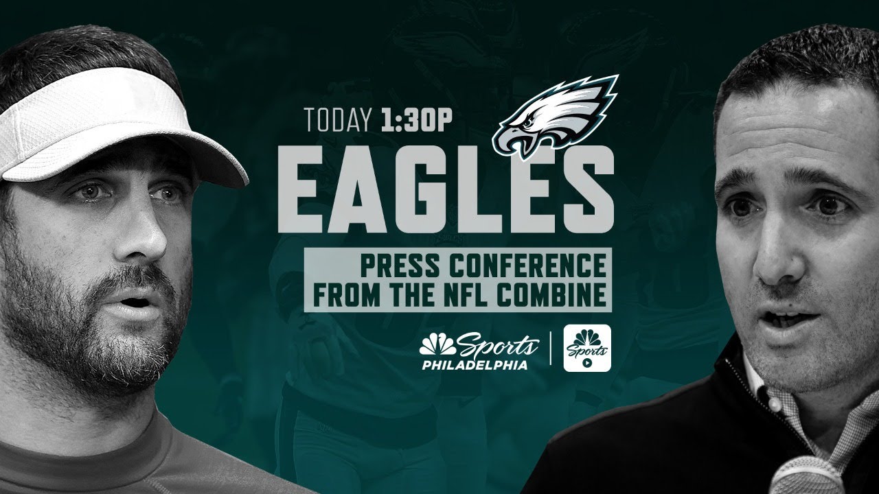 Eagles press conference from the NFL Combine | Tuesday at 1:30p
