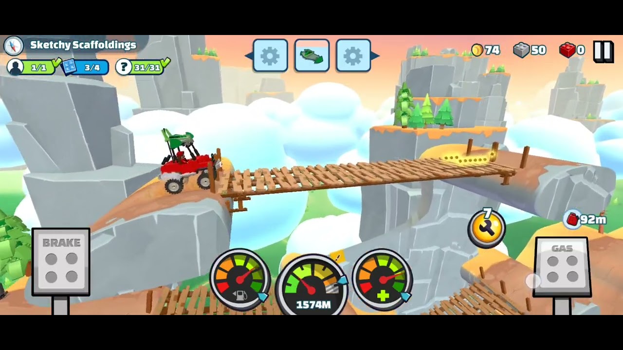 LHCA #113 💯% Sketchy Scaffoldings 🙃 - Lego Hill Climb Adventures