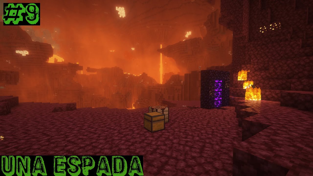 Explorando el Nether con una espada! | Minecraft: Agricultura Mistica parte 9