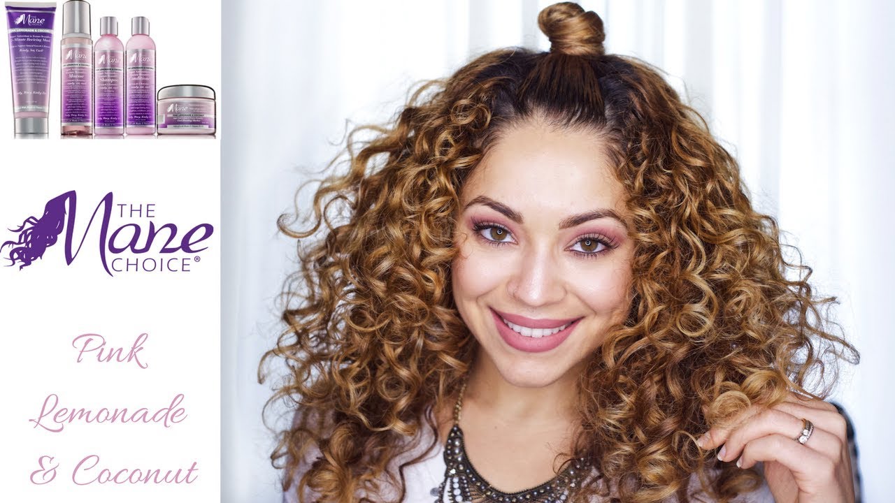 Wash & Go Top Knot w/ The Mane Choice Pink Lemonade & Coconut Line