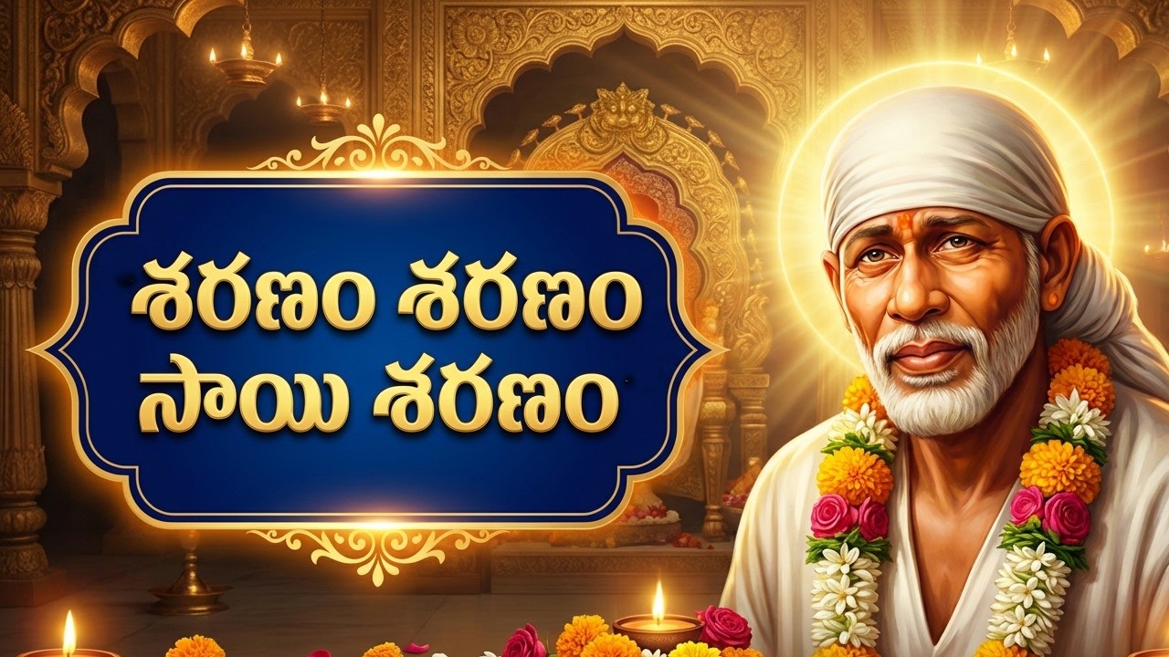 శరణం శరణం సాయి శరణం | Sharanam Sharanam Sai Saranam | Sai Baba Teugu Bhakti Songs