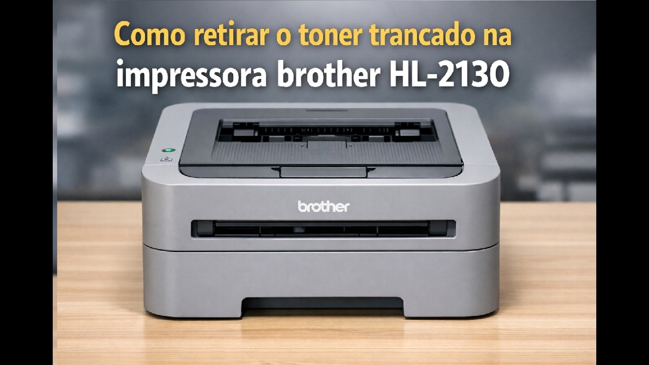 impressora brother hl-2130 com toner trancado   como remover o toner