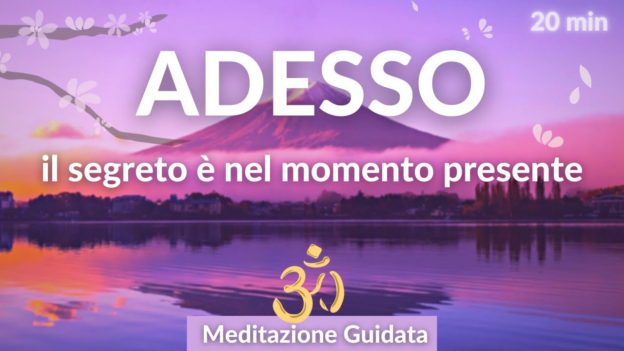 Il Segreto &egrave; nel Momento Presente - Meditazione Guidata