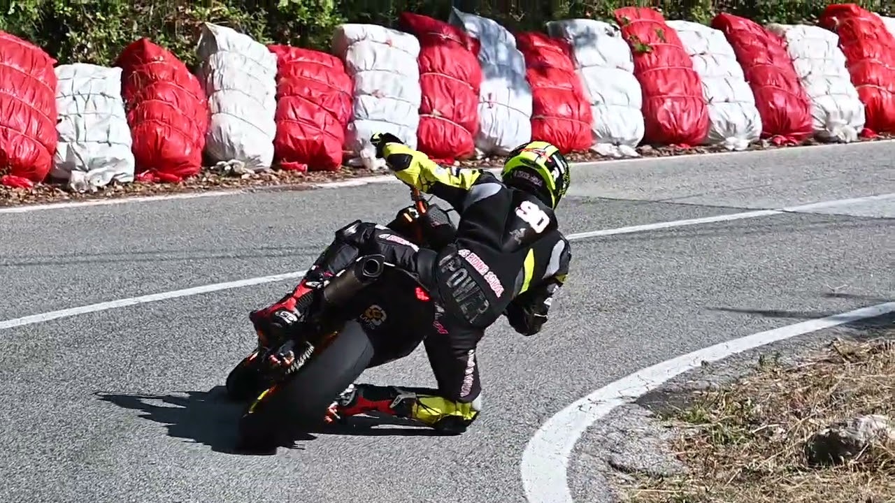 European Hill climber Salvo Sallustro supermoto & Superbike