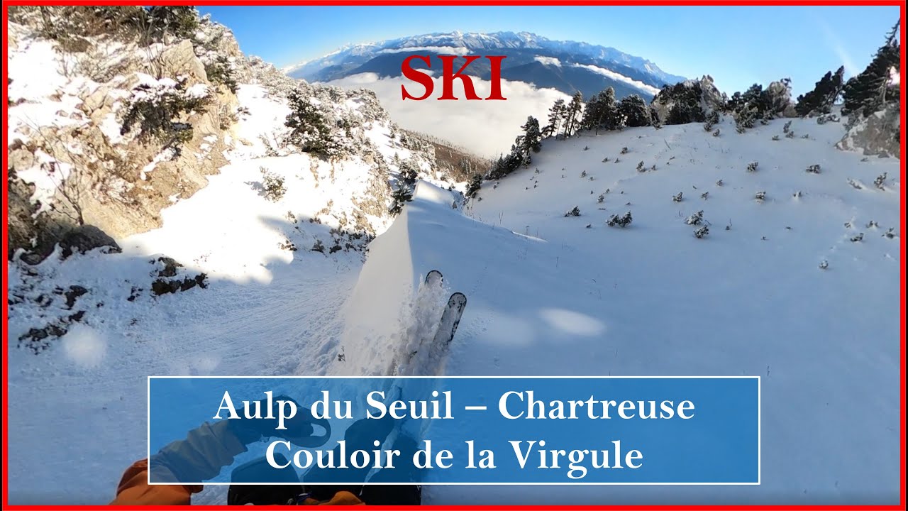 Aulp du Seuil - Couloir de la Virgule - Ski de randonn&eacute;e