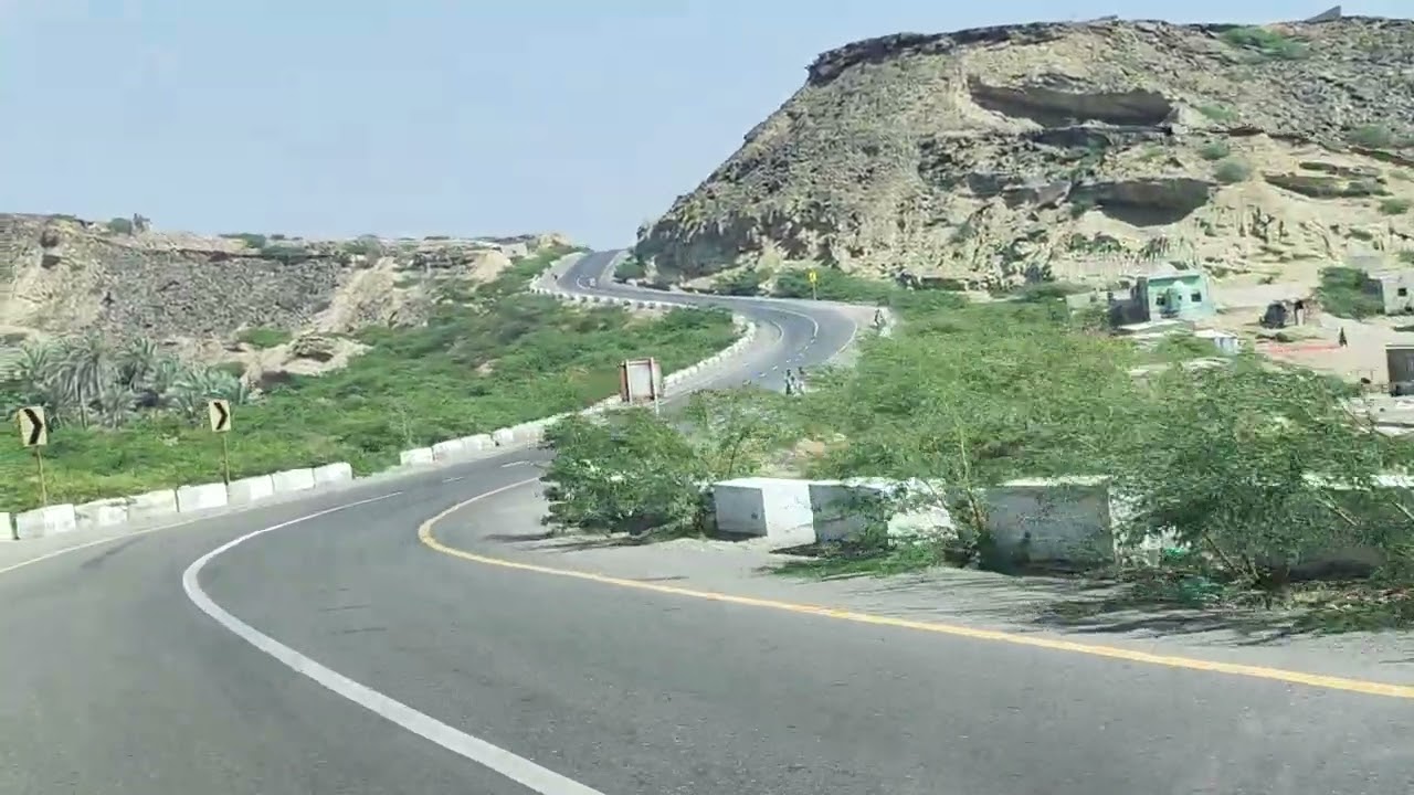 Beautiful view of Kund Malir Makran Coastal High way, 
