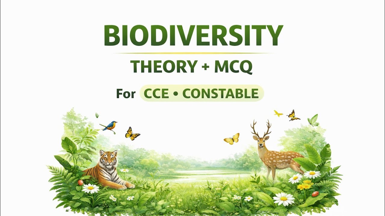Biodiversity ના અગત્ય ના MCQ + theory 