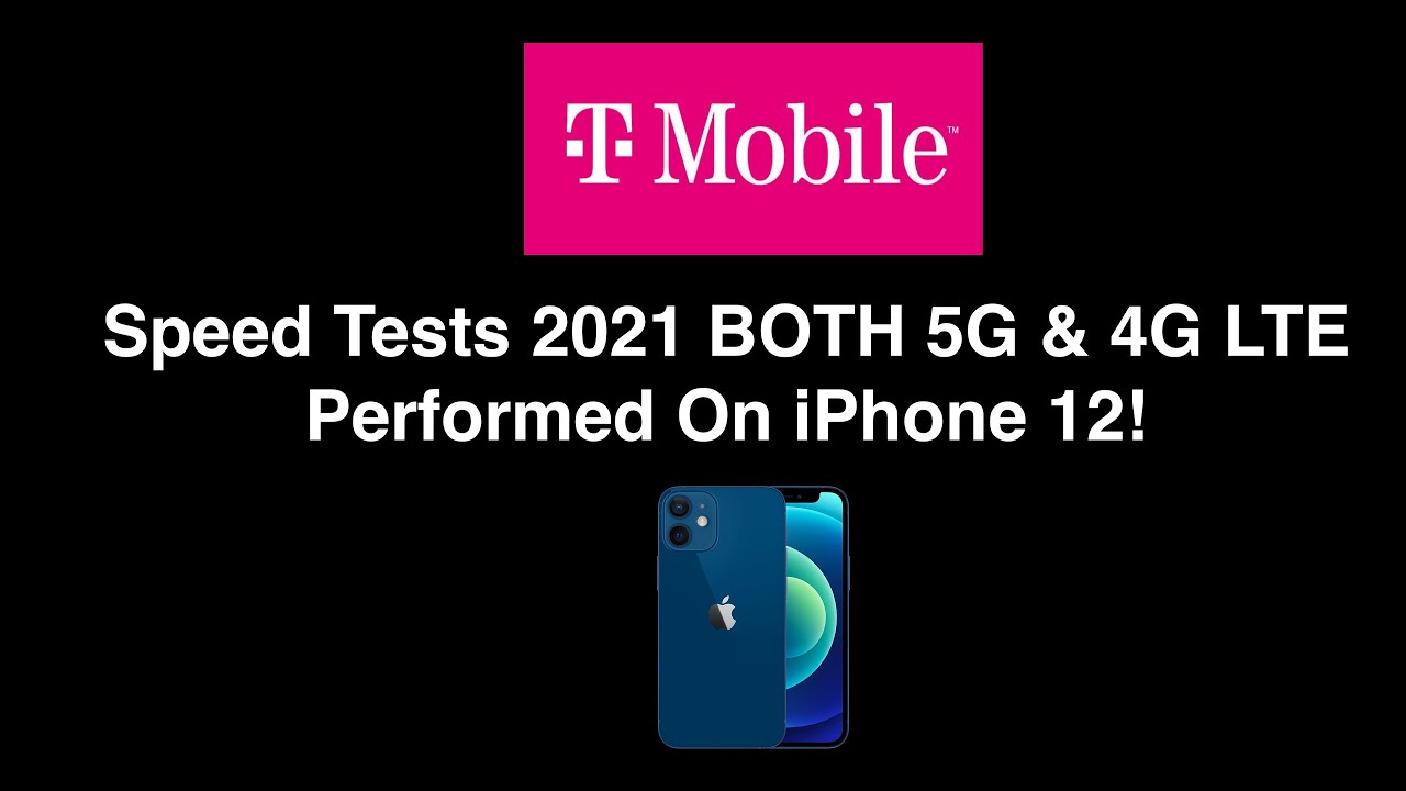 T Mobile Speed Test 2021 5G & 4G LTE - 5G VS 4G Speed Test T Mobile On iPhone 12 Mini!