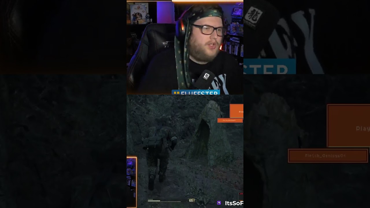 Jumpscared by a fart | #itssofluffie on #Twitch #metalgearsoliddelta #fart