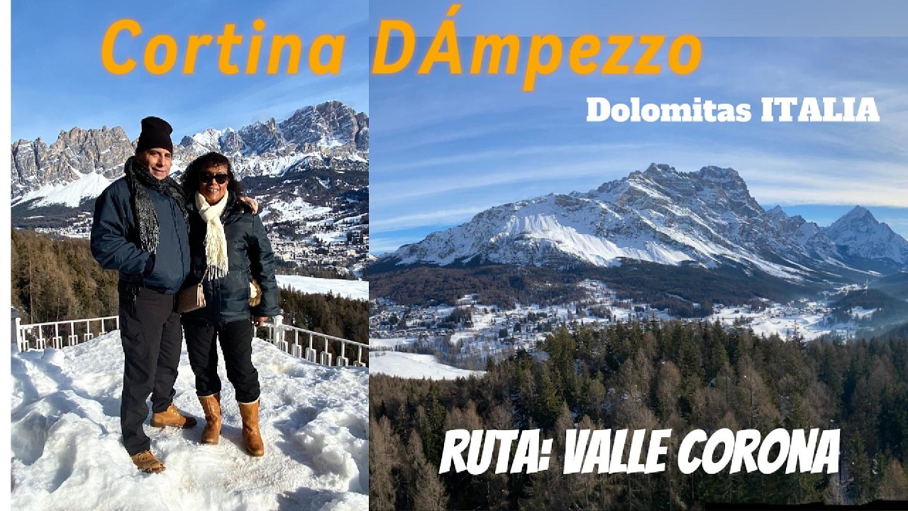 INCREIBLE MIRADOR, CORTINA D'AMPEZZO ITALIA. SR48 VALLE CORONA, DOLOMITAS